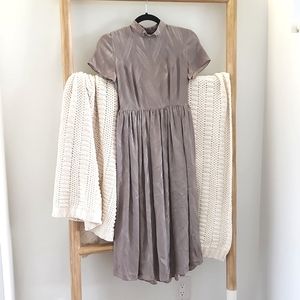 Topshop Backless Empire Line Midi Dress Size 4